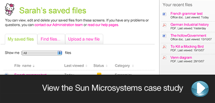 View the Sun Microsystems case study